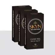 Ansell Skyn Close Feel 10 Condoms Retail Pack TRIPLE PACK