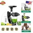 Easy-Clean Slow Masticating Juicer with Reverse Function & High Juice Yield