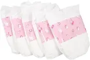 CIYODO 5Pcs Simulation Diapers for Dolls Realistic Pretend Play Doll Nappies Soft Material Doll Accessories for Enhancing Imagination and Creativity Playtime