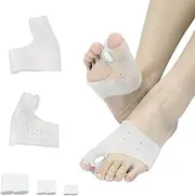 Toe Separators for Correcting Bunions and Restoring Toes to Their Original Shape for Men and Women – Toe Spacers Bunion Corrector (Transparent)