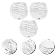 3pcs Globe Lamp Shade Metal Lamp Shade Cover Decorative Lamp Shade