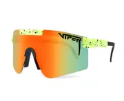 Outdoor Flat Top Sun Glasses TR90 C14 Frame Mirrored Lens Windproof Sport Polarized Sunglasses for Men UV400 Go Hiking