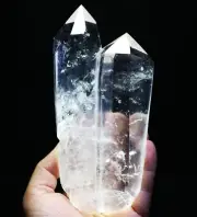 1.6lb Natural Clear Quartz Crystal Obelisk Tower Wand Point Mineral Specimen