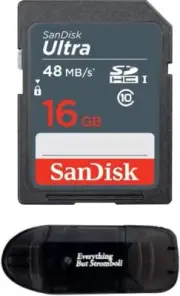 Sandisk 16GB SD SDHC Flash Memory Card works with NINTENDO 3DS DS DSI & Wii