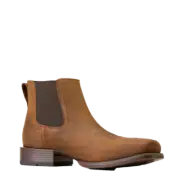 Ariat Men's Brooker Ultra Distressed Tan Square Toe Western Boots 10046985