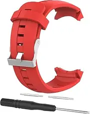 Red Replacement Silicone Watch Strap for SUUNTO for Spartan Sport