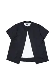 [COMME des GARCONS HOMME PLUS] Polyester Smooth X Cotton Jersey Tee
