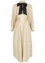 Zimmermann Natura Silk-satin Midi Shirt Dress - Cream - 4 (UK 16 / XL) 4 (UK 16 / XL)