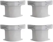 4Pcs Bed Sheet Holders Straps, Heavy Duty Bedsheet Corner Tightener Clips with Lock Strips, Bed Sheet Clips Fasteners, Secure Mattress Protectors and Bedding (Grey)
