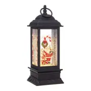 RAZ Imports Santa and Candy Cane Lighted Water Lantern (Musical Snow Globe) 1...