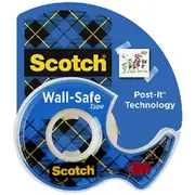 Scotch Wall Safe Tape with Dispenser 19mm x 16.5 m