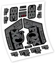 Fox 38 Performance Elite 2021 Fork Vinyl Sticker (Traffic Grey)