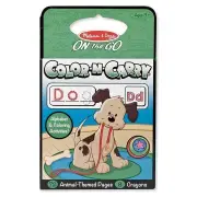 Melissa and Doug - On the Go Colour-N-Carry - Animal Themed Colouring Pages