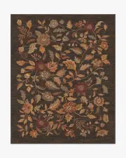 245' x 305' | Machine Washable Runner Rug | Kid & Pet Friendly | Indoor Rug | Anonna Dark Wood Rug | Ruggable