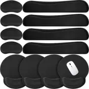 12 Pcs Ergonomic Mouse Pad and Keyboard with Wrist Support Set Arm Rest Wrist...