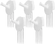 HOTLISTOR Reusable Multipurpose Piggy Cubicle Wall Hooks 5PCS 10PCS Decorative Pin Stick Hooks Office Partition Panel Hanger Home Kitchen