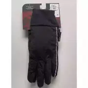 Swiss Tech Men's Black Midweight Gloves Touch Screen Size SM NWT