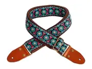 XTR Pink & blue 2 inch deluxe guitar strap. Pink & blue.