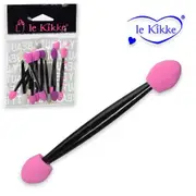 Le kikke set of 12 colored sponge eyeshadow brushes