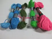 Lot of DMC & Red Heart lambswool Persian type crewel