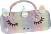 [Garneck] Cartoon Hard Eyeglass Case - Durable Hard Shell Storage Box for Glasses - Sunglasses and Glasses for School and Travel