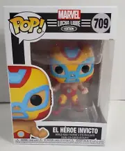 Funko Pop! Marvel: Lucha Libre Edition El Heroe Invicto #709 Bobble Head