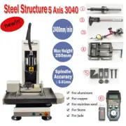 Steel Structure CNC 3040 5axis 2.2KW Metal Router Engraving Cutting DIY Machine