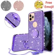 for iPhone 11PRO 5.8 Cute Glitter Bling Girls Diamond Ring TPU Slim Bumper Case