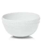 L'Objet Perlee White Soup Bowl