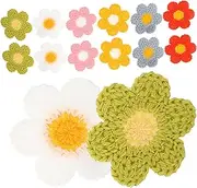 IWOWHERO 60pcs Flower Patch Hat Patches Hat Floral Small Dried Flowers Plant Coasters Stickers Leavers Shirt Decorations Decoration Coat Supply Clothes Accessories Polyester Thread