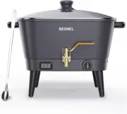 BESNEL Wax Melter for Candle Making, Electric Non-Stick Wax Melter Holds 8Qts of