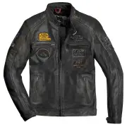 Zero Evolution Black Motorcycle Leather Jacket