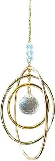 Catching Sun Galaxy, Multi-Purpose Prisms for Sunlight Catching, Crystal Ornaments Shine Brightly in Sunlight for Window, Backpack, Phone, Front Door, Balcony Foccar