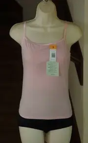 Original Shadowline Soft Touch Potpourri Pink Shelf-Bra Cami Size Small