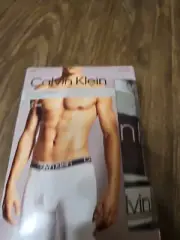 Calvin Klein Variety Waistband Cotton Stretch Boxer Briefs Mens XL 3-Pack NEW