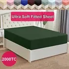Hotel Bed Fitted Sheet Soft Bottom Sheet Single/Double/Queen/King/King Single AU