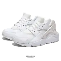 在飛比找Yahoo奇摩購物中心優惠-NIKE 休閒鞋 HUARACHE RUN GS 全白 網布