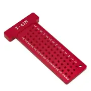 Multifunction Scale Ruler Hole Ruler Woodworking Scribing Mark Line Tool