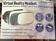 NIB Virtual Reality Headset, Wireless Gear Model G0391,3D Experience