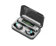 F9-5 Smart Touch Wireless Bluetooth-compatible 5.0 9D Stereo Sport Earphone for Phones-Black - Black