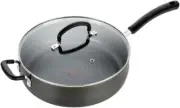 Tefal Ultimate Titanium Jumbo Cooker 4.8L Saute Pan Lid Deep Frying Pan