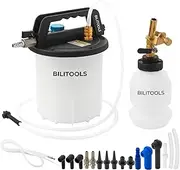BILITOOLS 3L Vacuum Brake Bleeder Kit, One Person Pneumatic Brake Fluid & Clutch Bleeding Extractor Tool with Adapters & 1L Refilling Bottle
