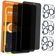 for iPhone 16 Pro Max Privacy Screen Protector + iPhone 16 Pro Max 6.9 Inch