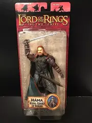 TOY BIZ Lord Of The Rings HAMA Royal Guard Rohan 6” Figure Two Towers 2004 NEW