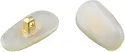 [BABESA] Eye Glasses Nose Pads,Anti Slip Nose Pads,Silicone Nose Cushions,Screw-in Eyeglass Nose Pads One Pair