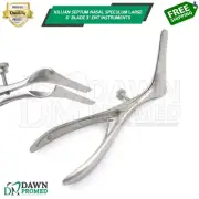 Killian Septum Nasal Speculum Large 6″ Blade 3″ Diagnostic ENT Inst German Grade