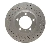 Dynamite Friction Front Passenger Side Disc Brake Rotor for Porsche (624-02052D) (for: Porsche)