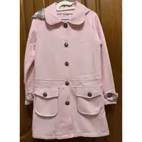 在飛比找蝦皮購物優惠-【Jmall】粉色英倫風格紋連帽大衣 公主洋裝『全新#160