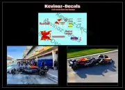 1/32 Scale Decals for Policar/NSR F1 - RedBull RB20, Verstappen & Perez, 2024