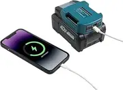 For Makita 40V Battery Holer Rack Battery Charger with USB Type-C Fast Charging